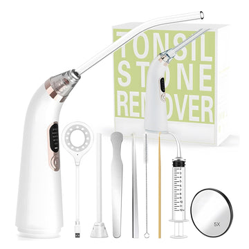 Tonsil Stone Removal Kit – 10-in-1 Mouth Vacuum with 5 Suction Modes