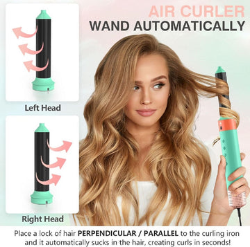 5-in-1 Hair Multi Styler – Hair Dryer with Curling Barrel and Hot Air Brush