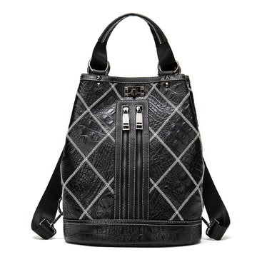 Genuine Leather Backpack Women Handbags