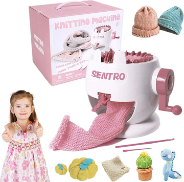 22 Needles Kids DIY Knitting Machine