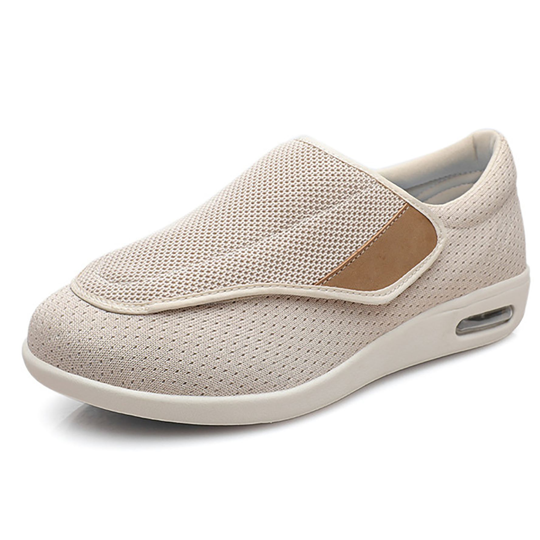 Orthopedic Wide Feet Swollen Diabetic Shoes beige colour