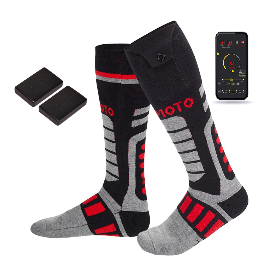 Electric Heated App Remote Control Thermal Socks