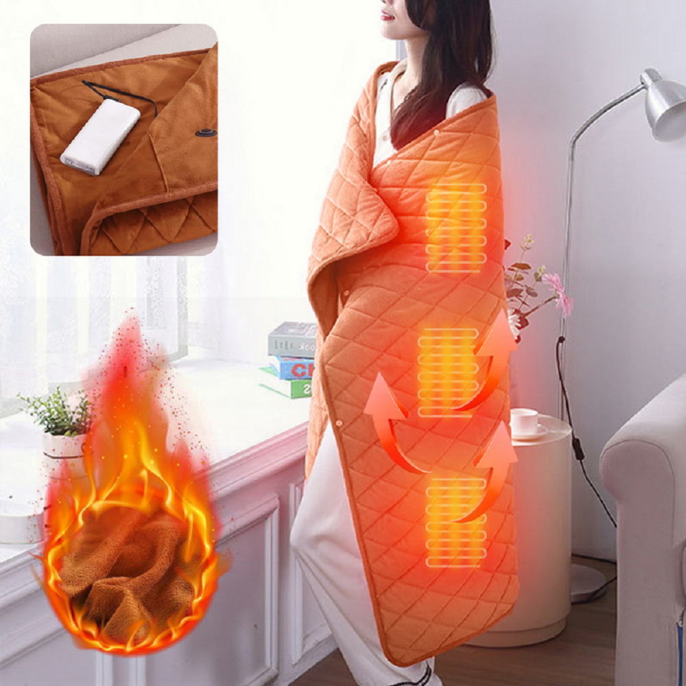 Electric Blanket Winter Bed Warmer Heated Blanket Body Heater
