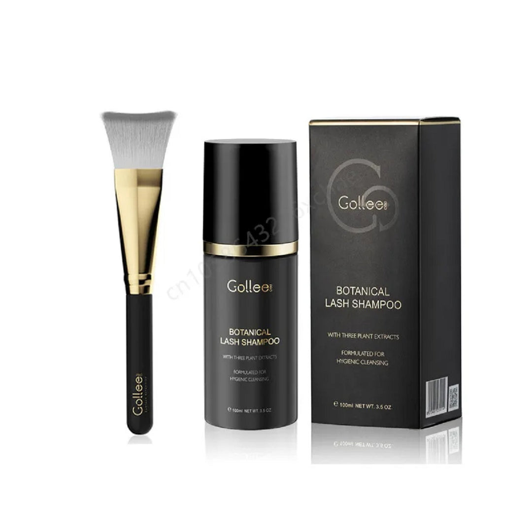 Eyelash Extension Cleaning Foam Kit – Lash Shampoo and Brush