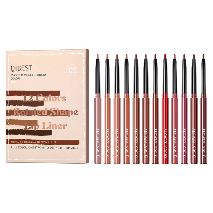 12pcs Lip Liner Pencil Set