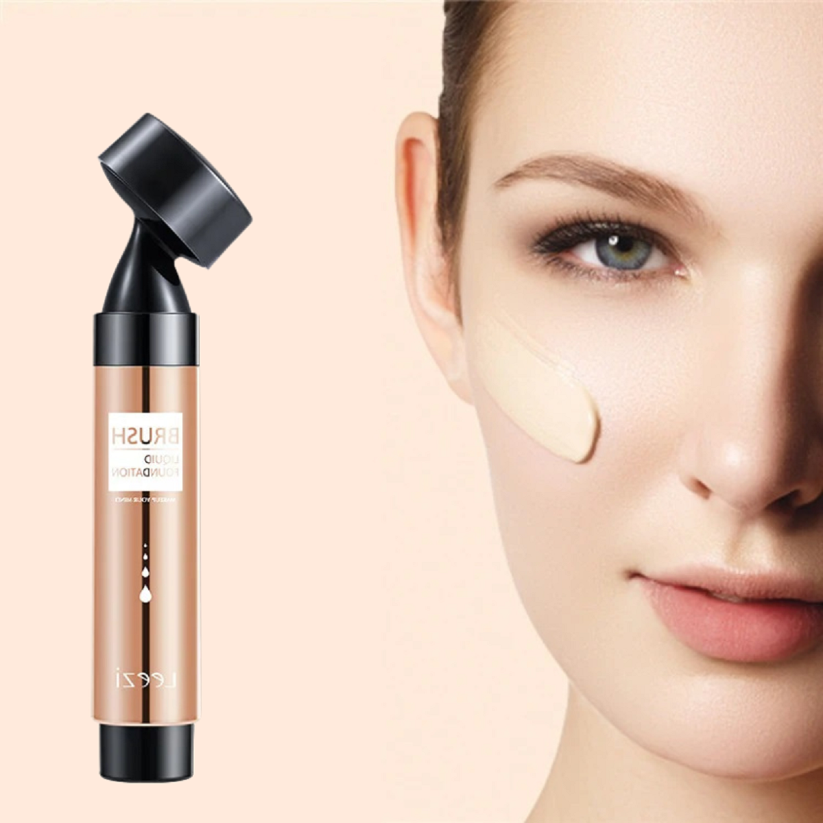 Natural Finish Foundation with Brush thin Moisturizing Concealer