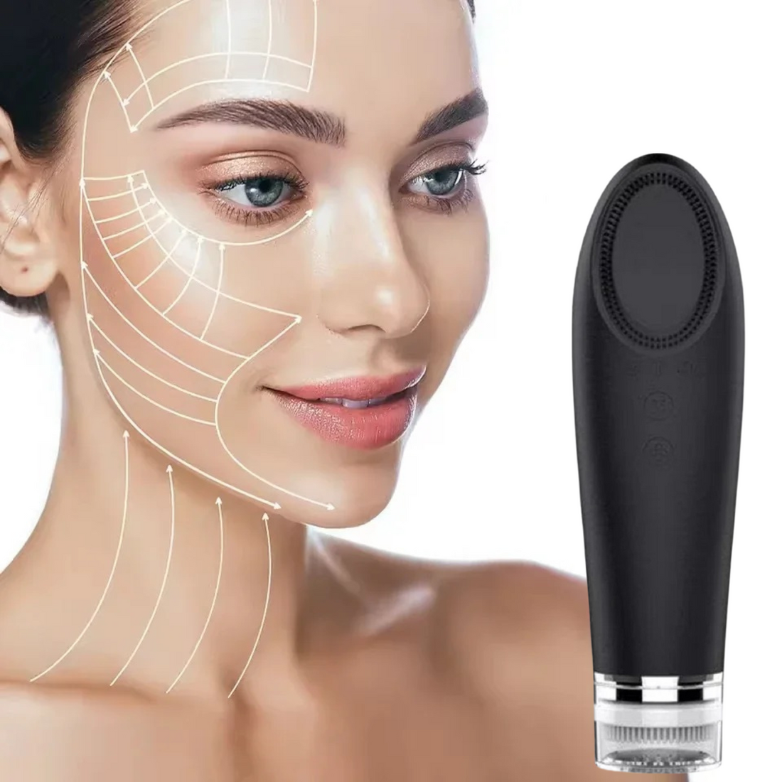 Multifunction Electric Facial Cleansing Sculptor – Warm Compress & Beauty Care