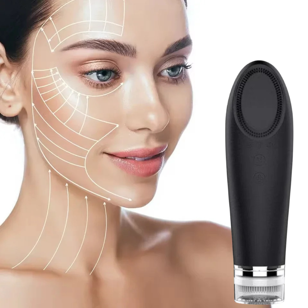 Multifunction Electric Facial Cleansing Sculptor – Warm Compress & Beauty Care
