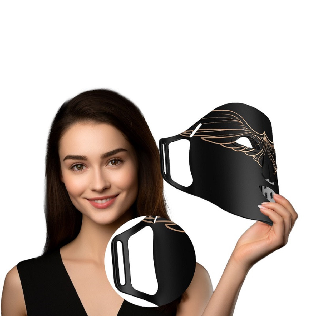 Infrared LED Anti Aging Photon Flexible Soft Mask