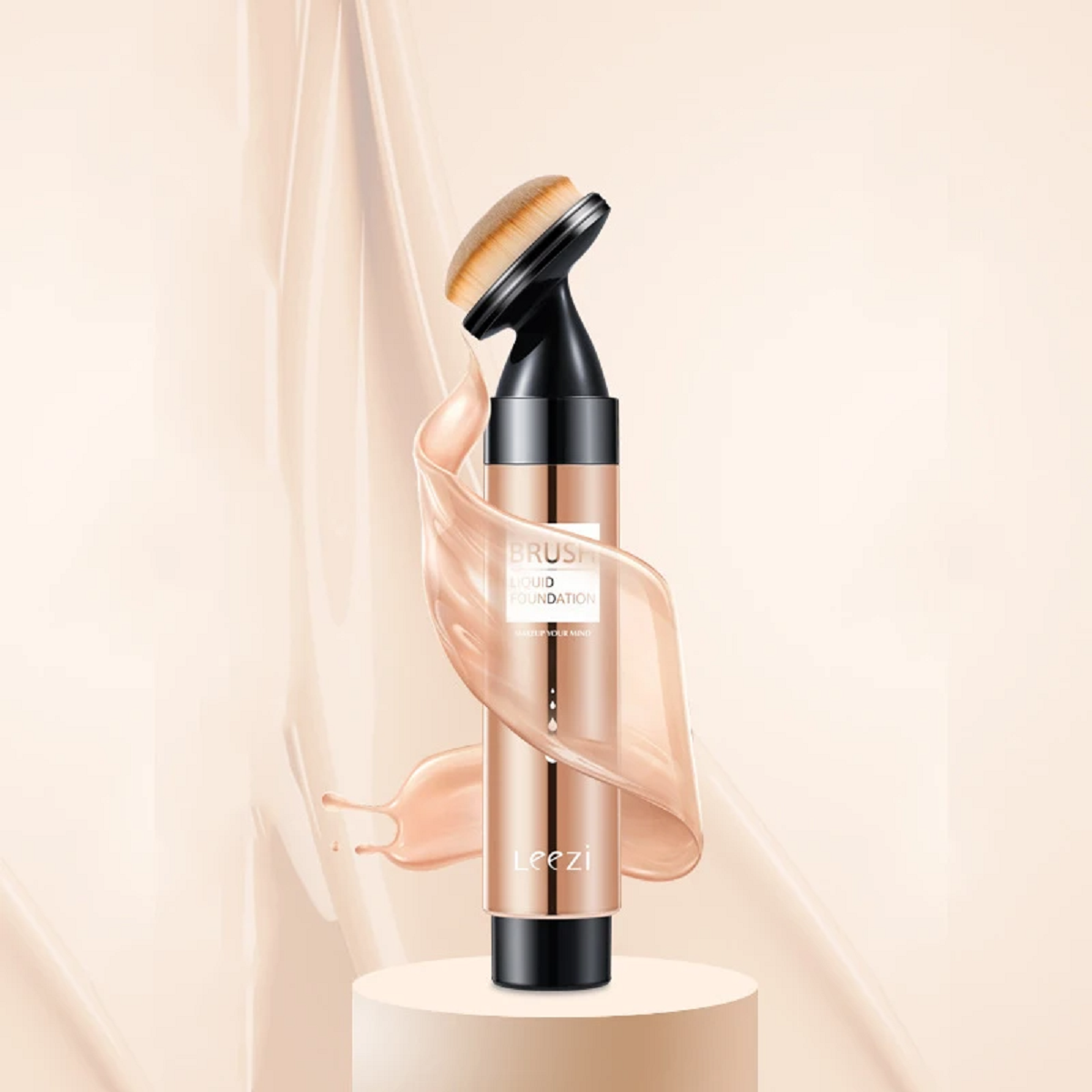 Natural Finish Foundation with Brush thin Moisturizing Concealer