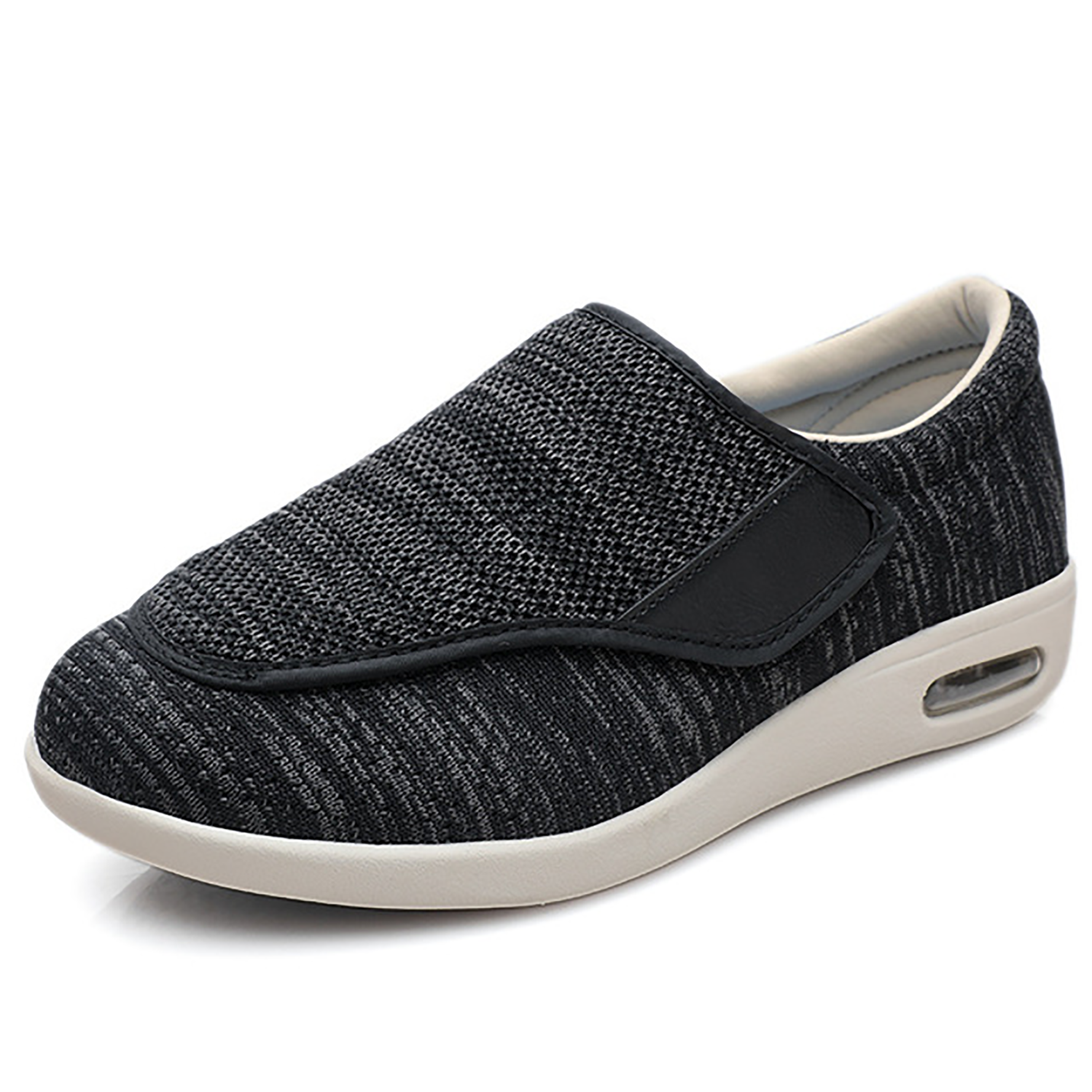 Orthopedic Wide Feet Swollen Diabetic Shoes mix black gray colour 