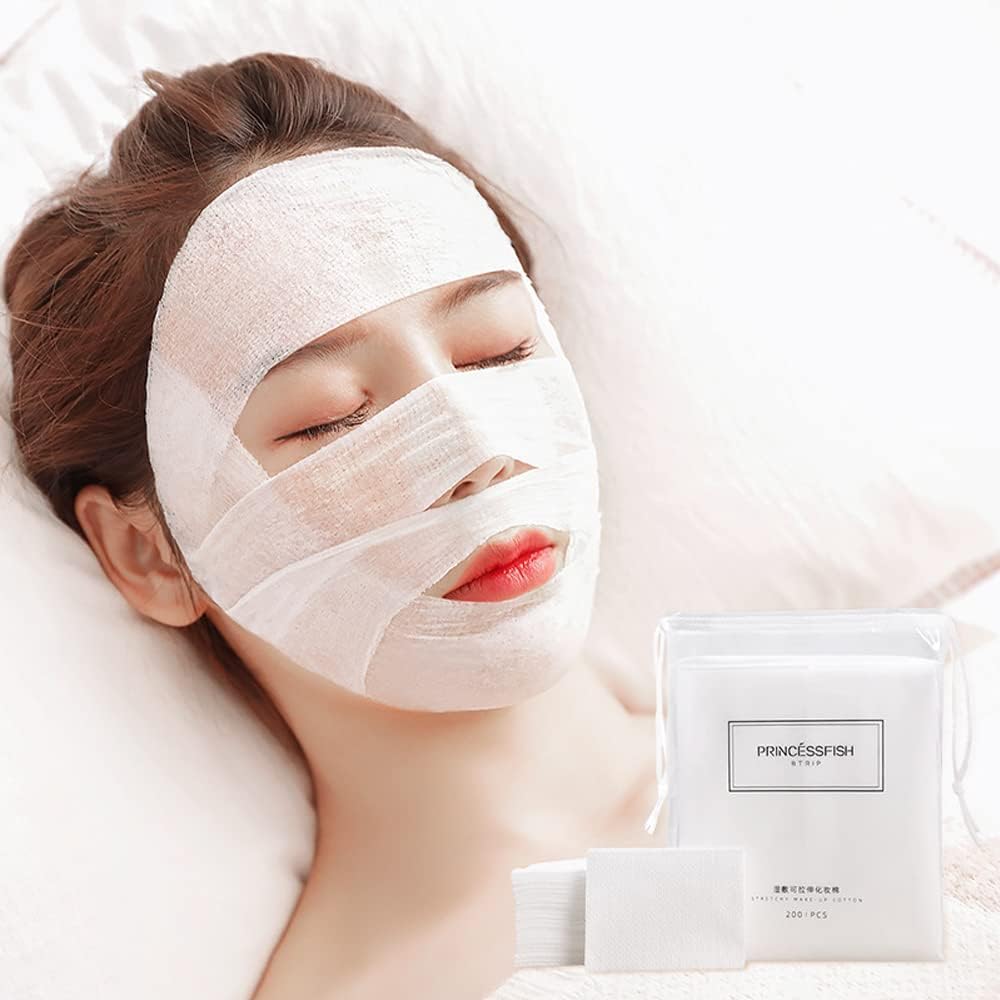 Stretchable Cosmetic Cotton Moisturizing Facial Makeup Pads