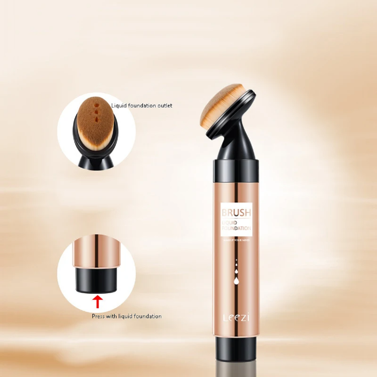Natural Finish Foundation with Brush thin Moisturizing Concealer