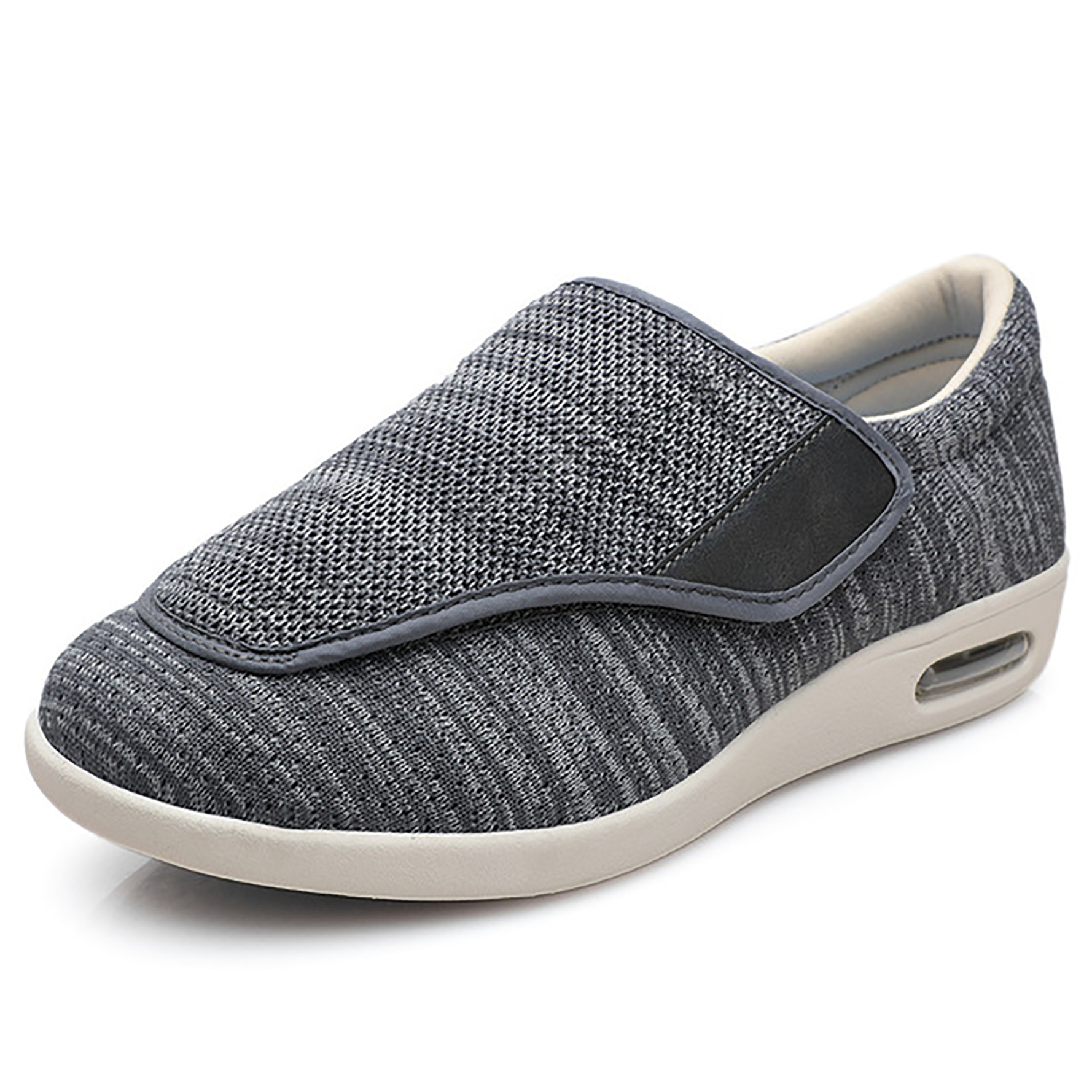 Orthopedic Wide Feet Swollen Diabetic Shoes mix dark gray colour