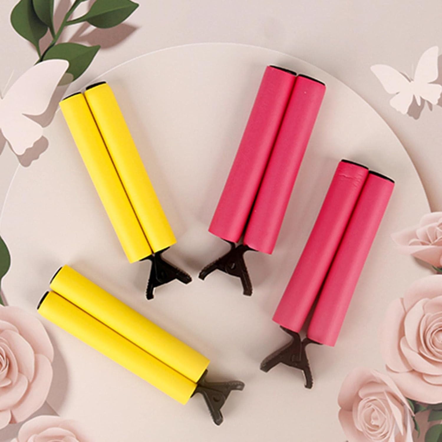 12Pcs/bag New Style Perm Heat Insulation Clip Curly Hair Styling Tool