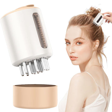 Electric Scalp Comb with Red Light Hair Liquid Applicator
