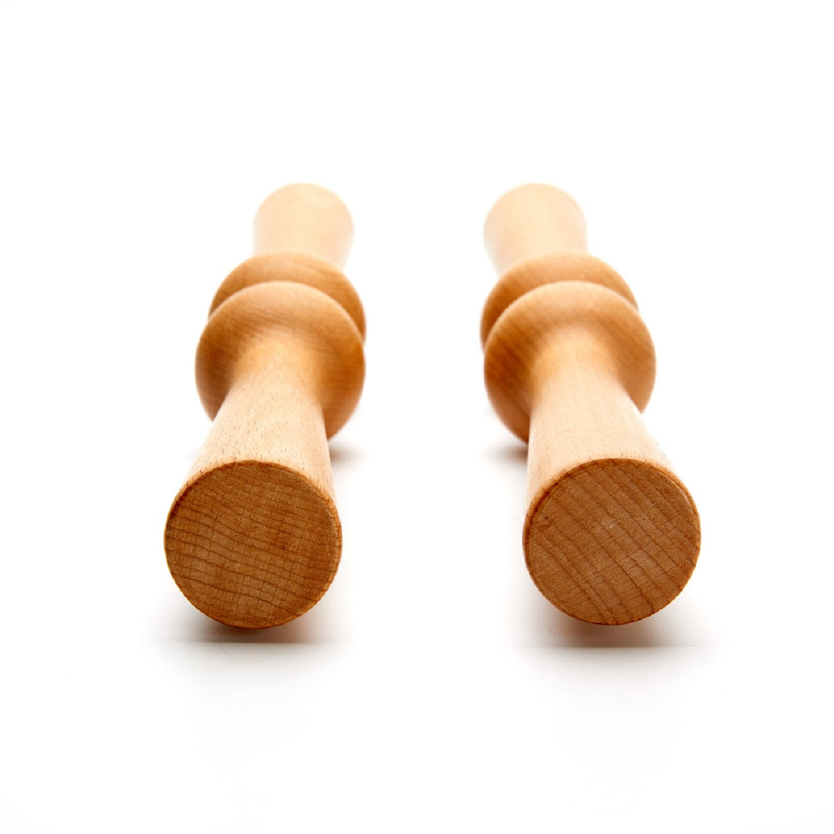 Body Wood Back Roller Spine Stretcher Manual Back Massager