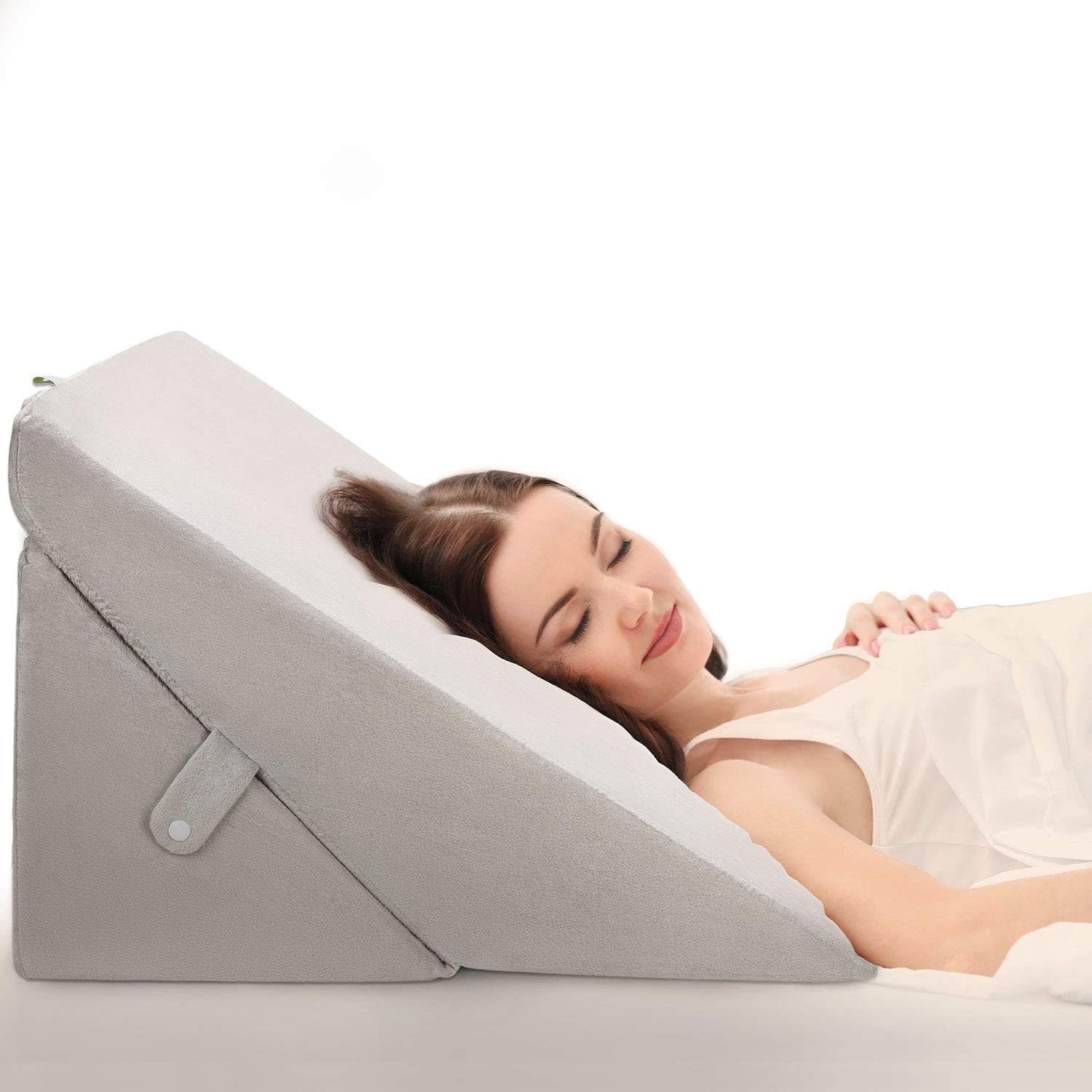 Memory Foam Wedge Pillow Leg Back Pain Support