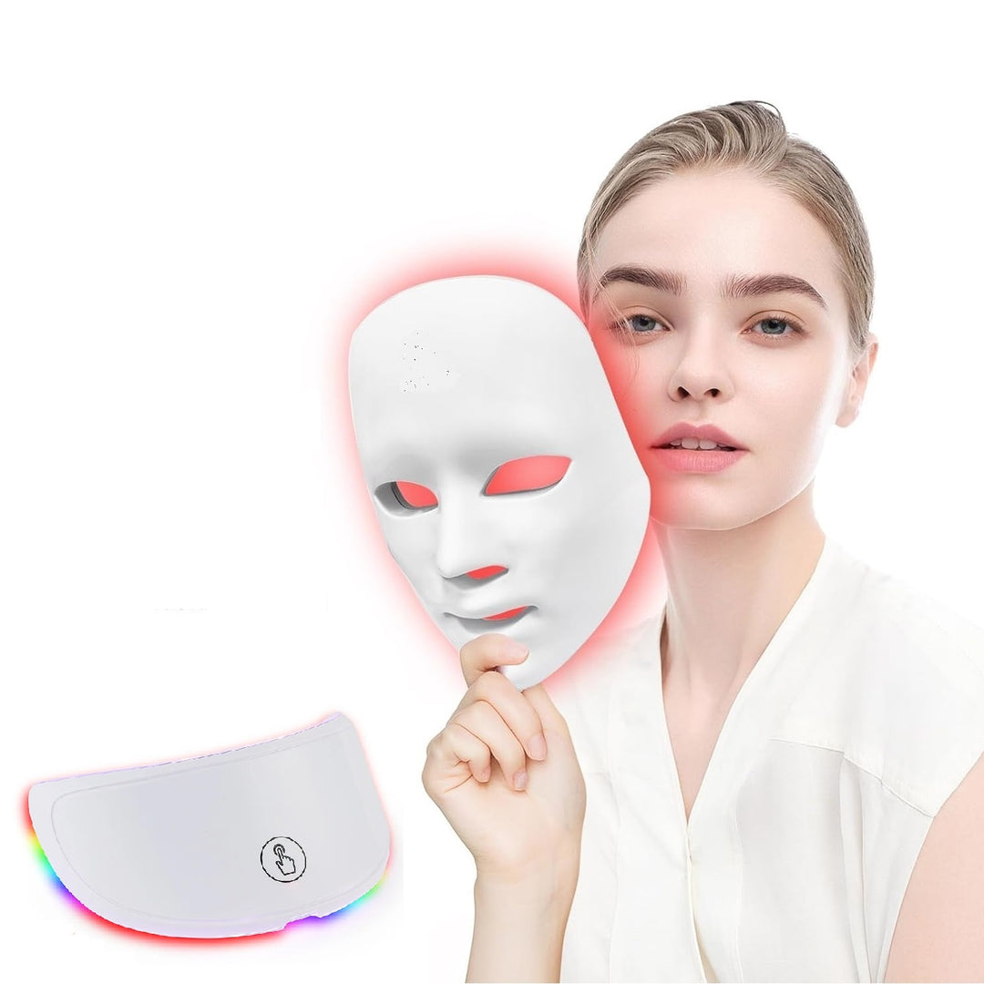 LED Face And Neck Skin Care Massager Mask