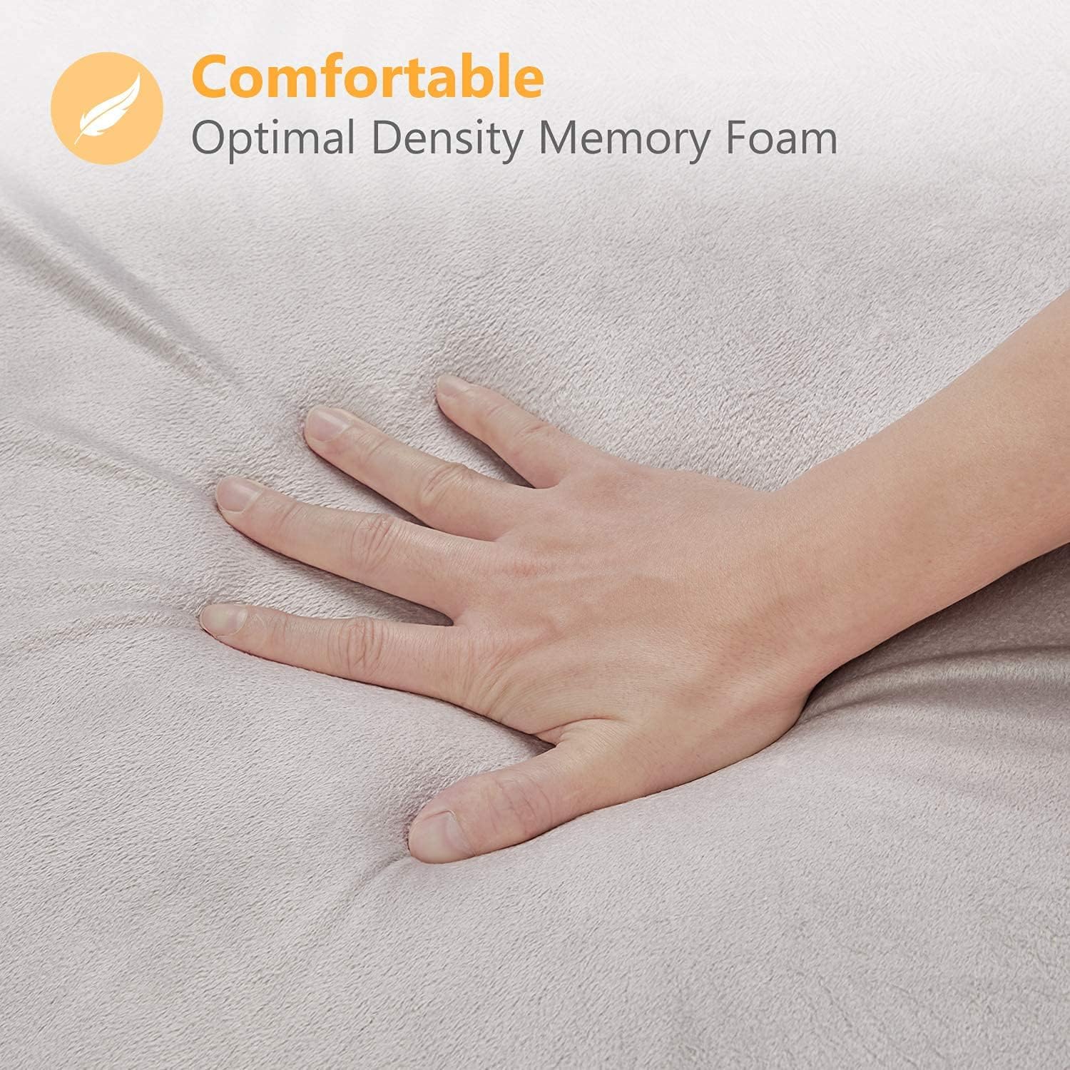 Memory Foam Wedge Pillow Leg Back Pain Support