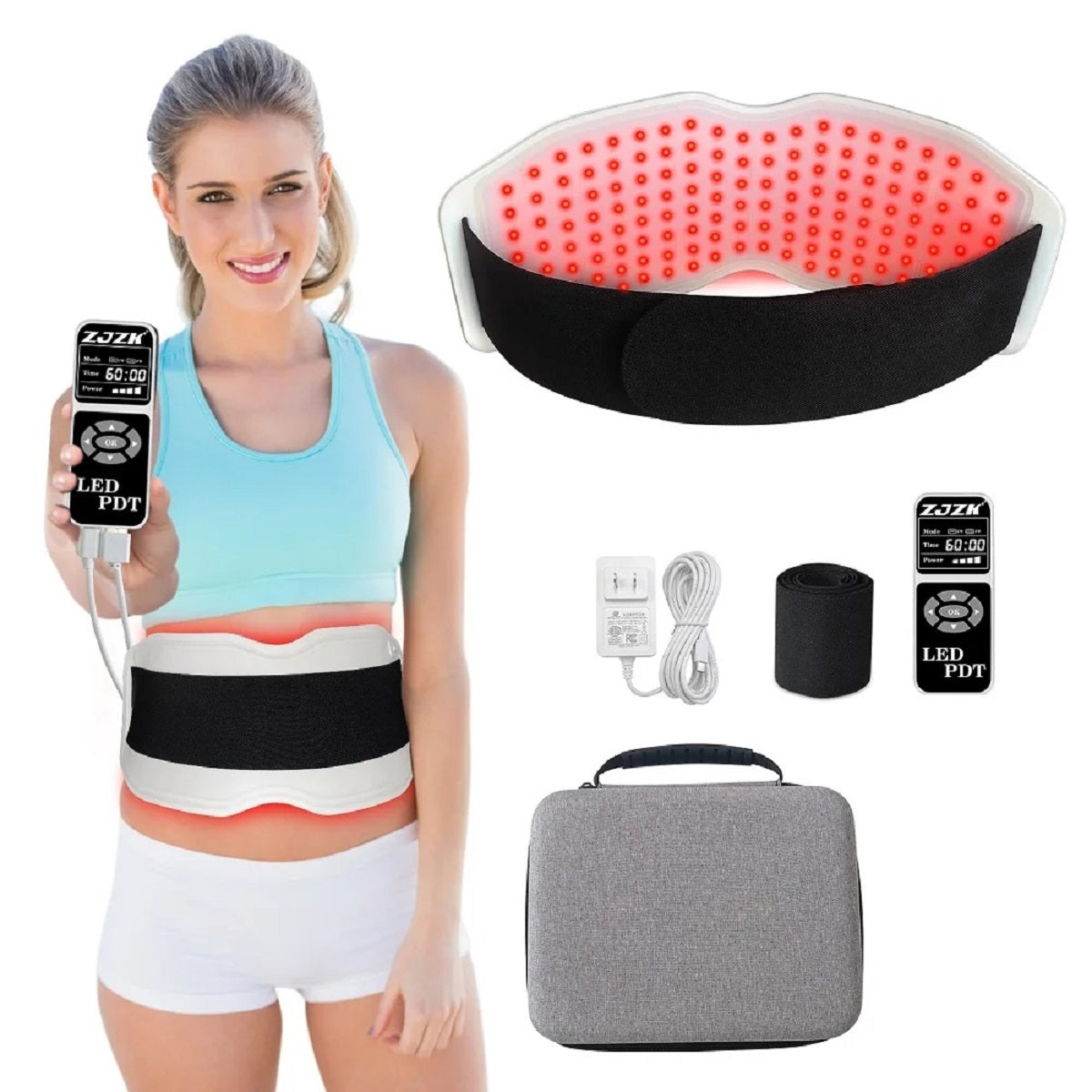 LED Red Light Therapy Belt Device