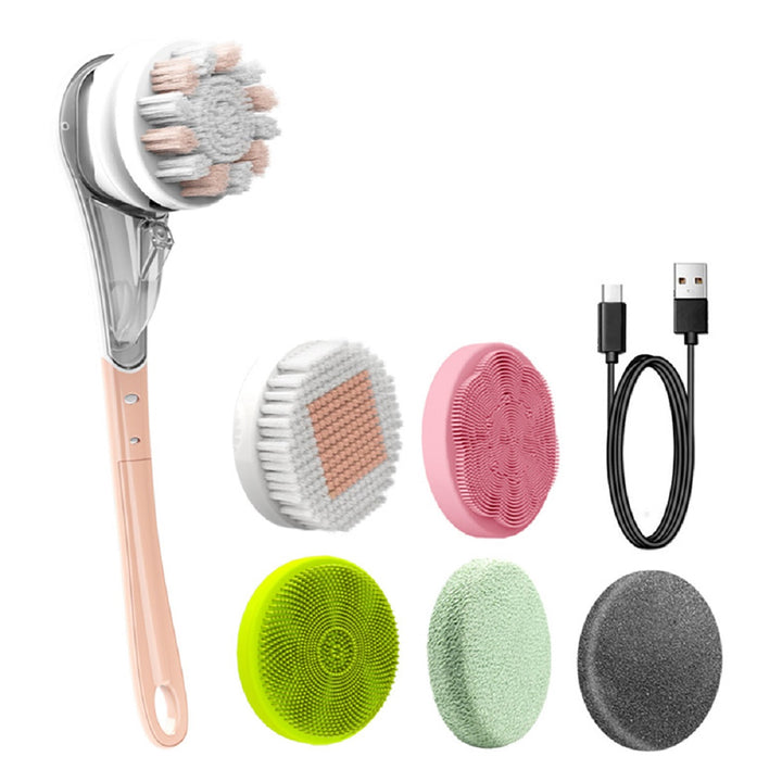 Electric Body Brush Back Scrubber for Shower