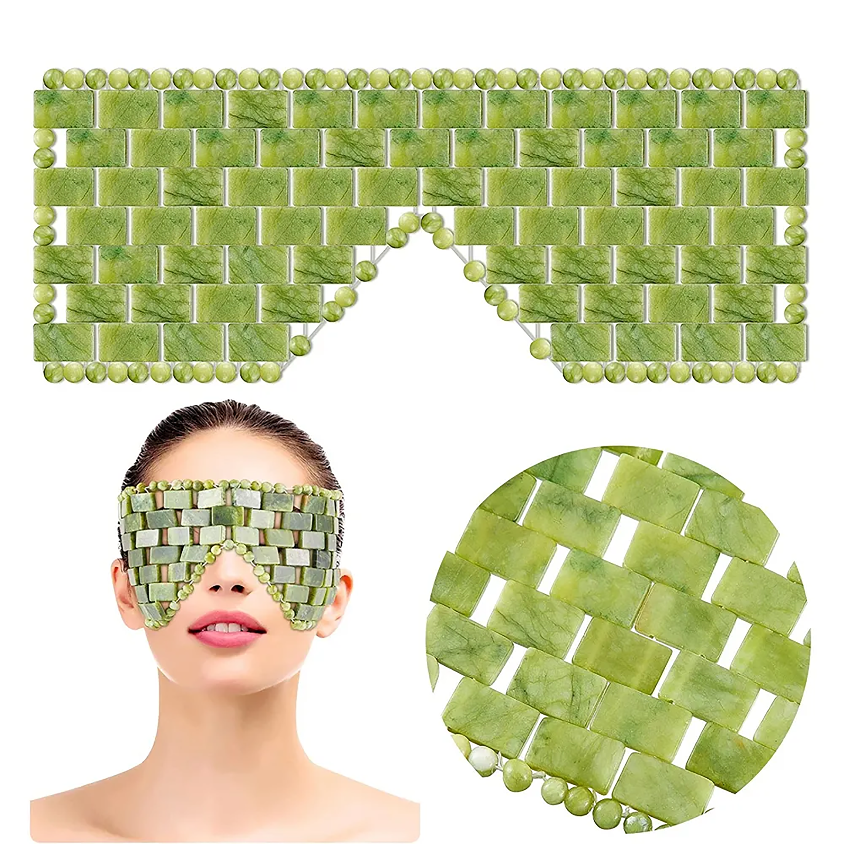 Natural Cooling Jade Eye Mask