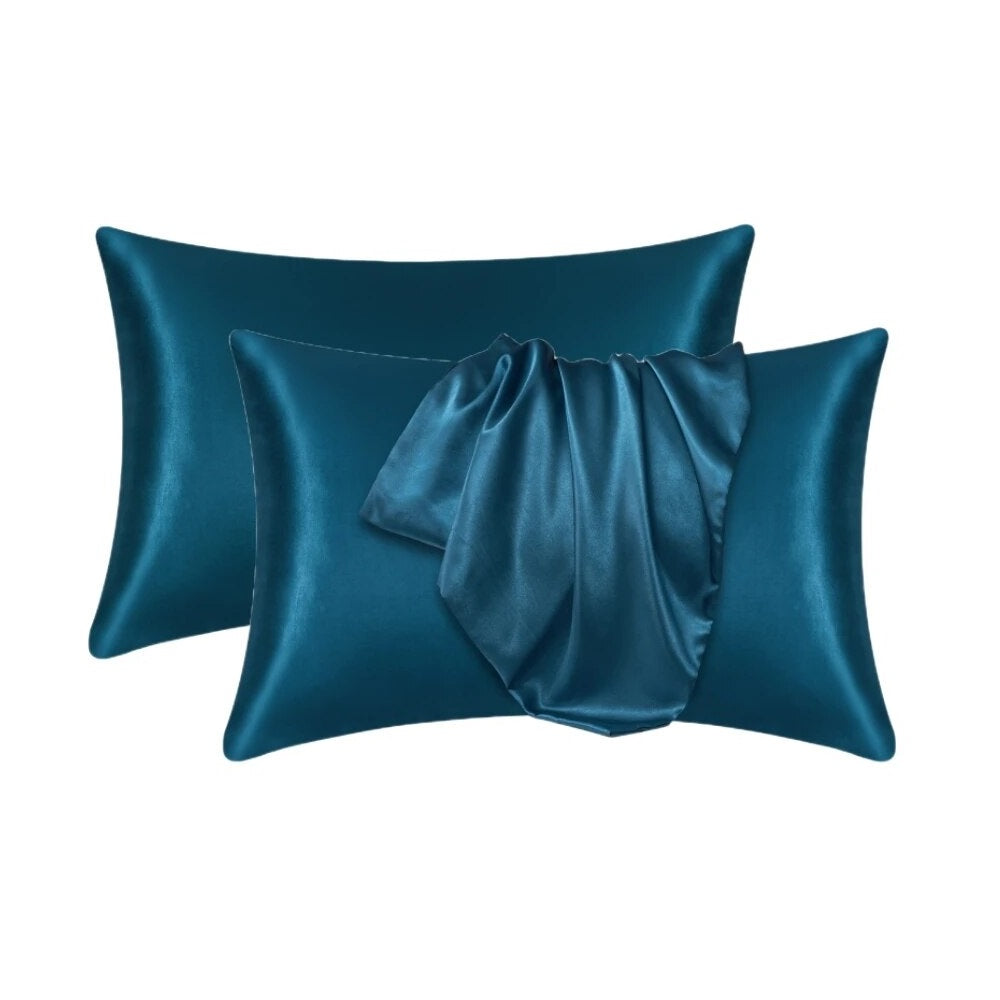 Silk Pillowcase for Hair & Skin Anti Acne Beauty Sleep Natural Silk Satin Pillowcases
