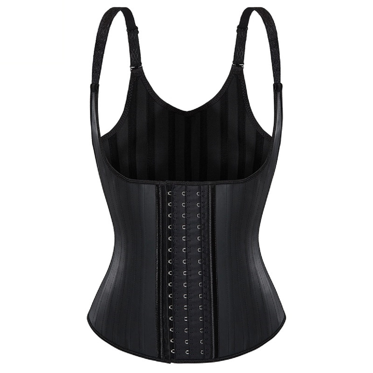 Adjustable Strap Leather Latex Waist Trainer Vest For Weight Loss