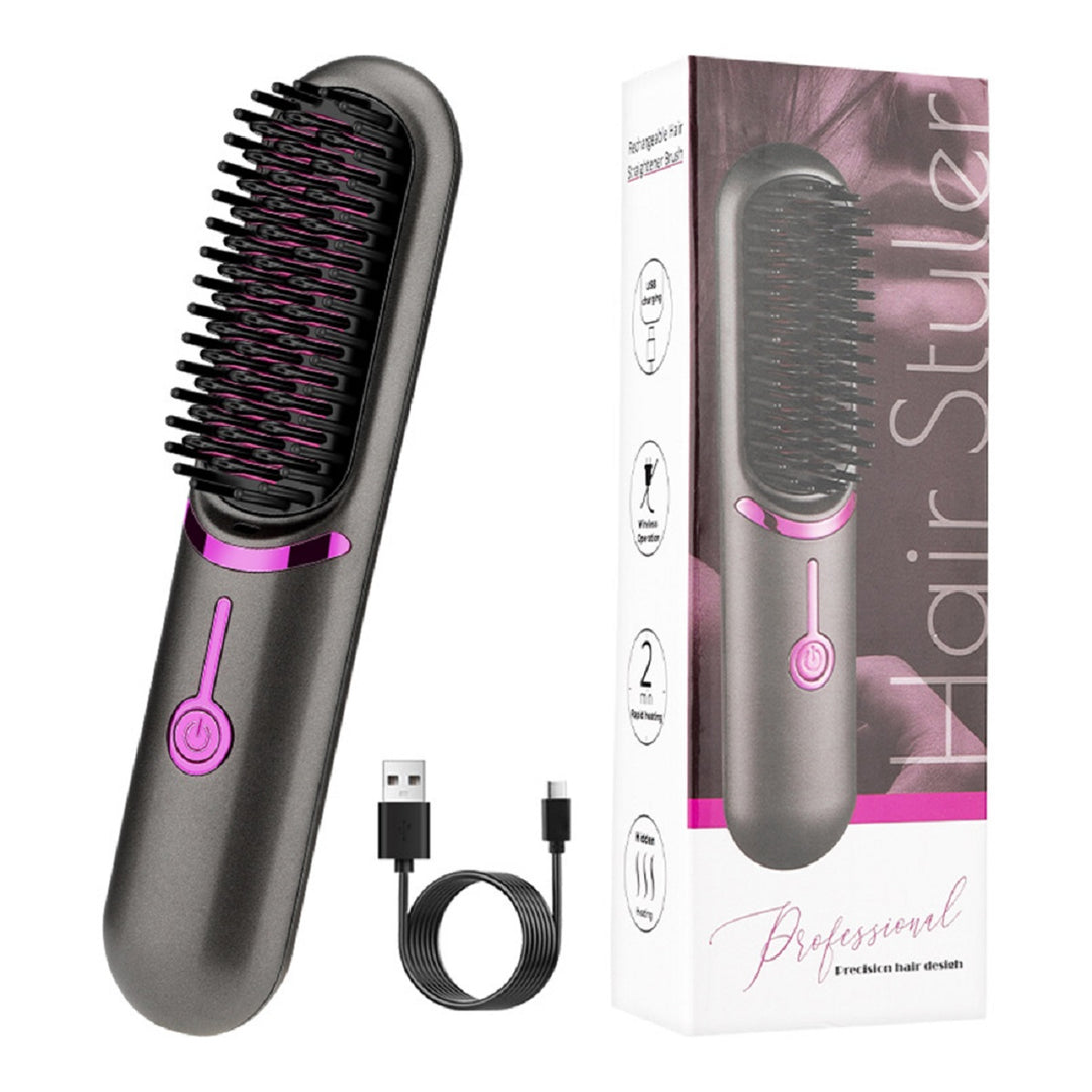 Wireless Hair Straightener Anti-scalding Heating Comb