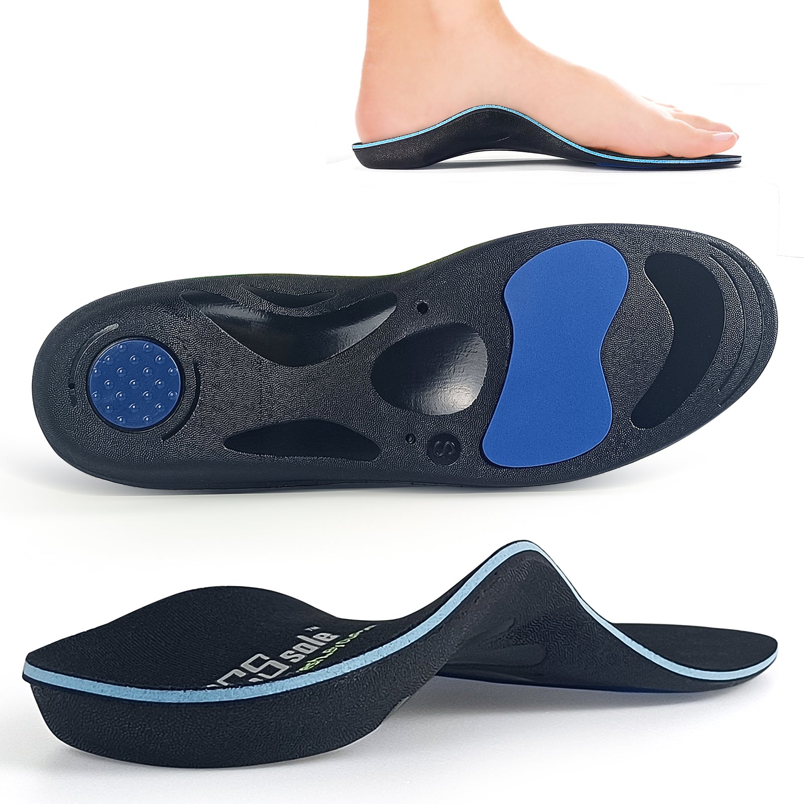 Orthopedic Insoles for Flat Foot Arch Support Plantar Fasciitis Feet Medical Insoles