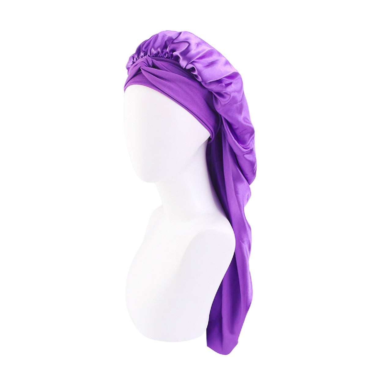 Long Silk Bonnet for Sleeping