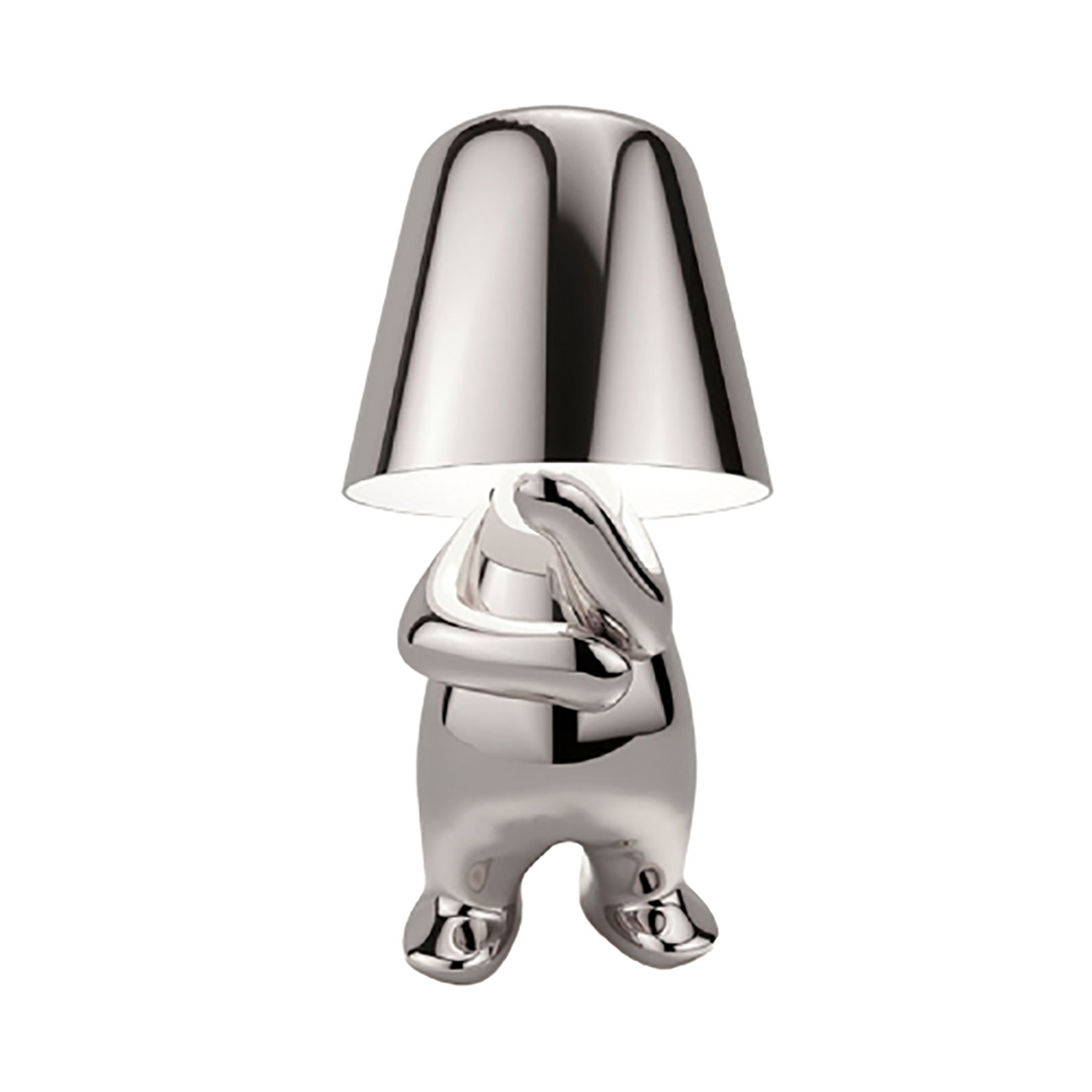 Thinker Golden Man Statue LED Table thinker Lamp