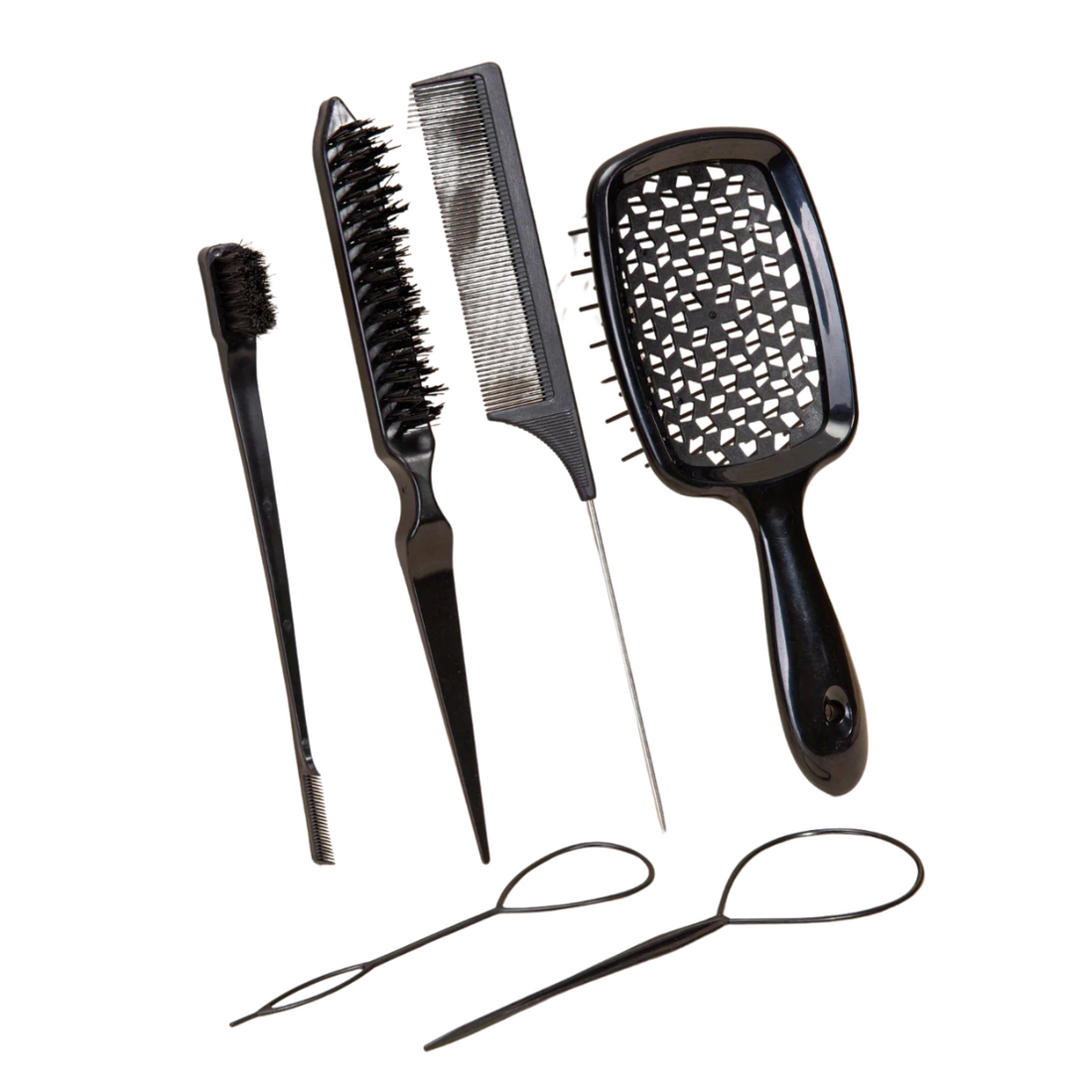 Air Cushion Tail Comb Detangling Brush Set