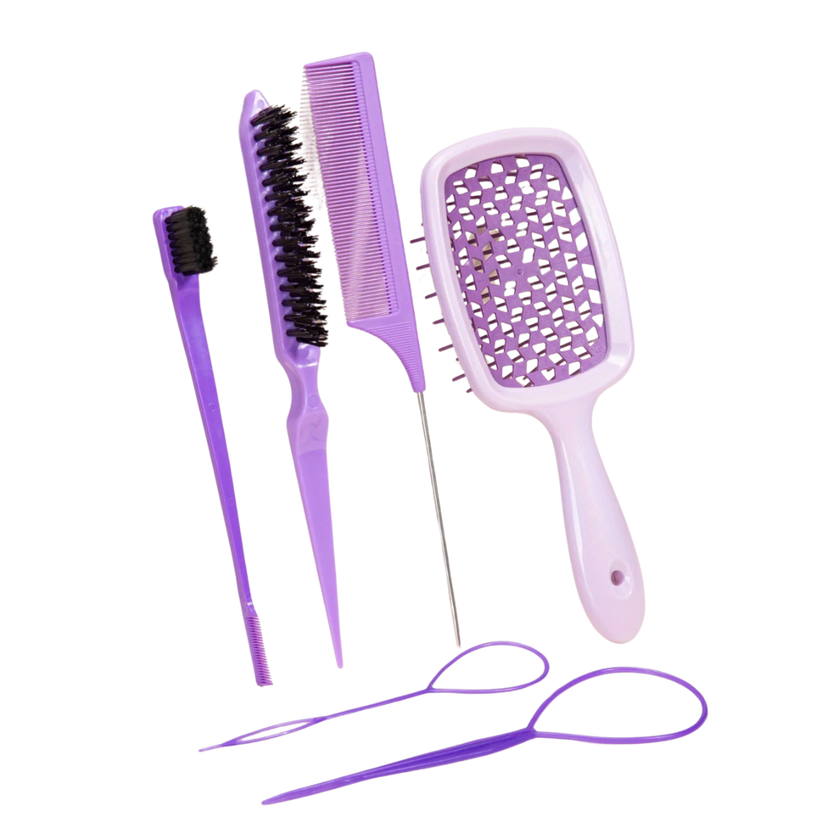 Air Cushion Tail Comb Detangling Brush Set