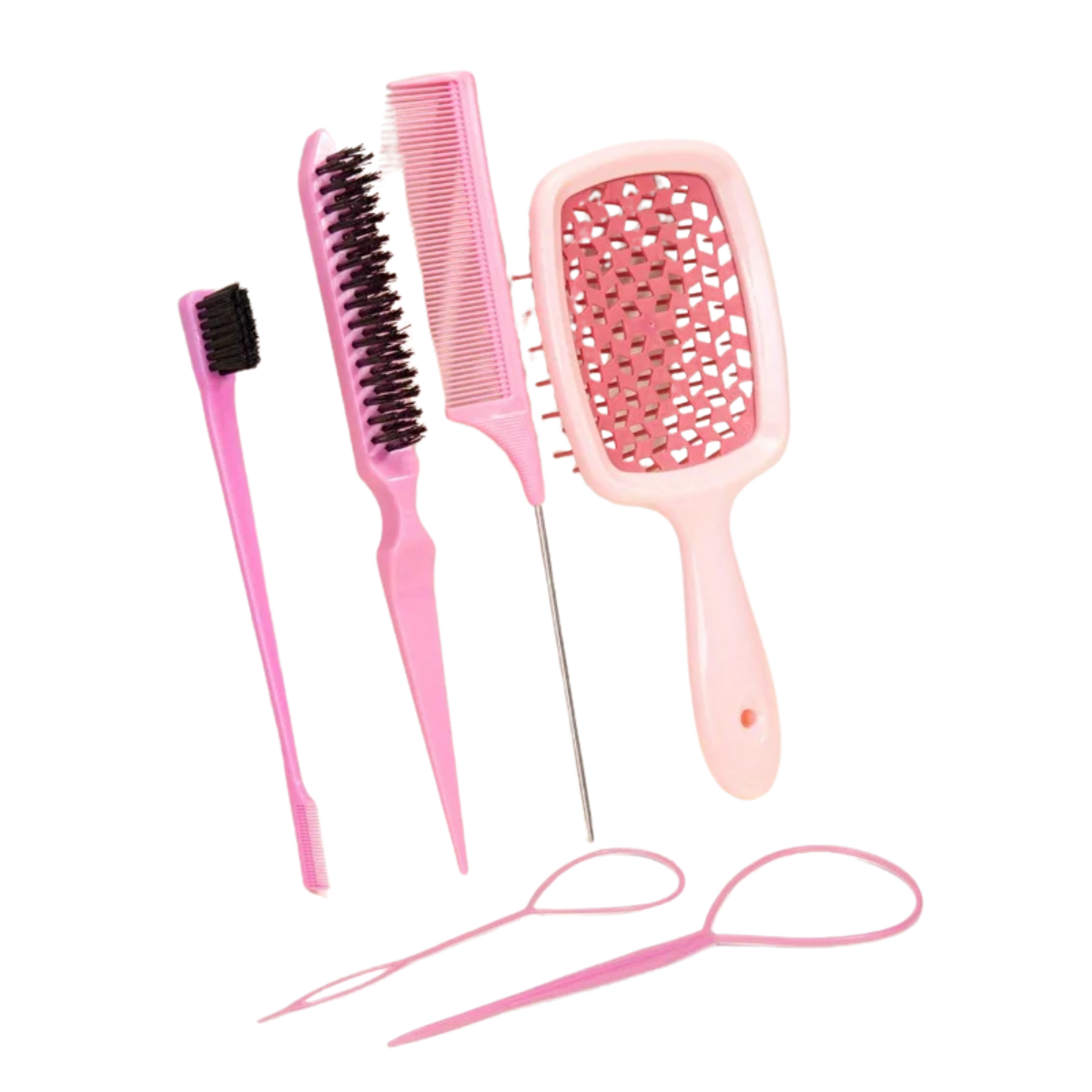 Air Cushion Tail Comb Detangling Brush Set