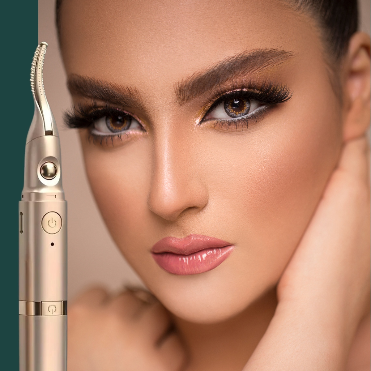 2-in-1 Electric Eyelash Curler and Trimmer