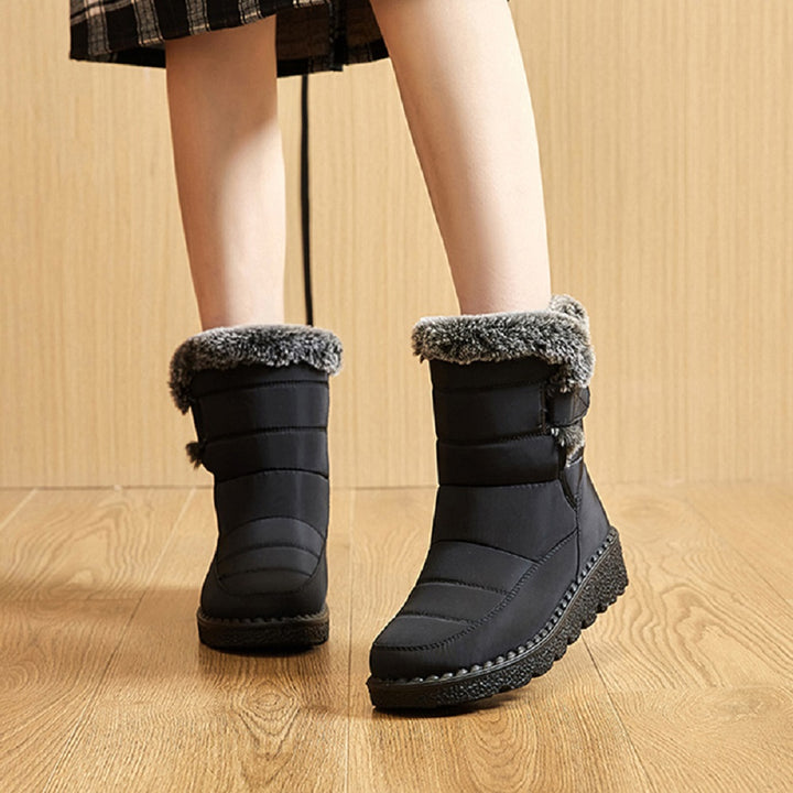 Waterproof Winter Snow Platform Ankle Boots for Women