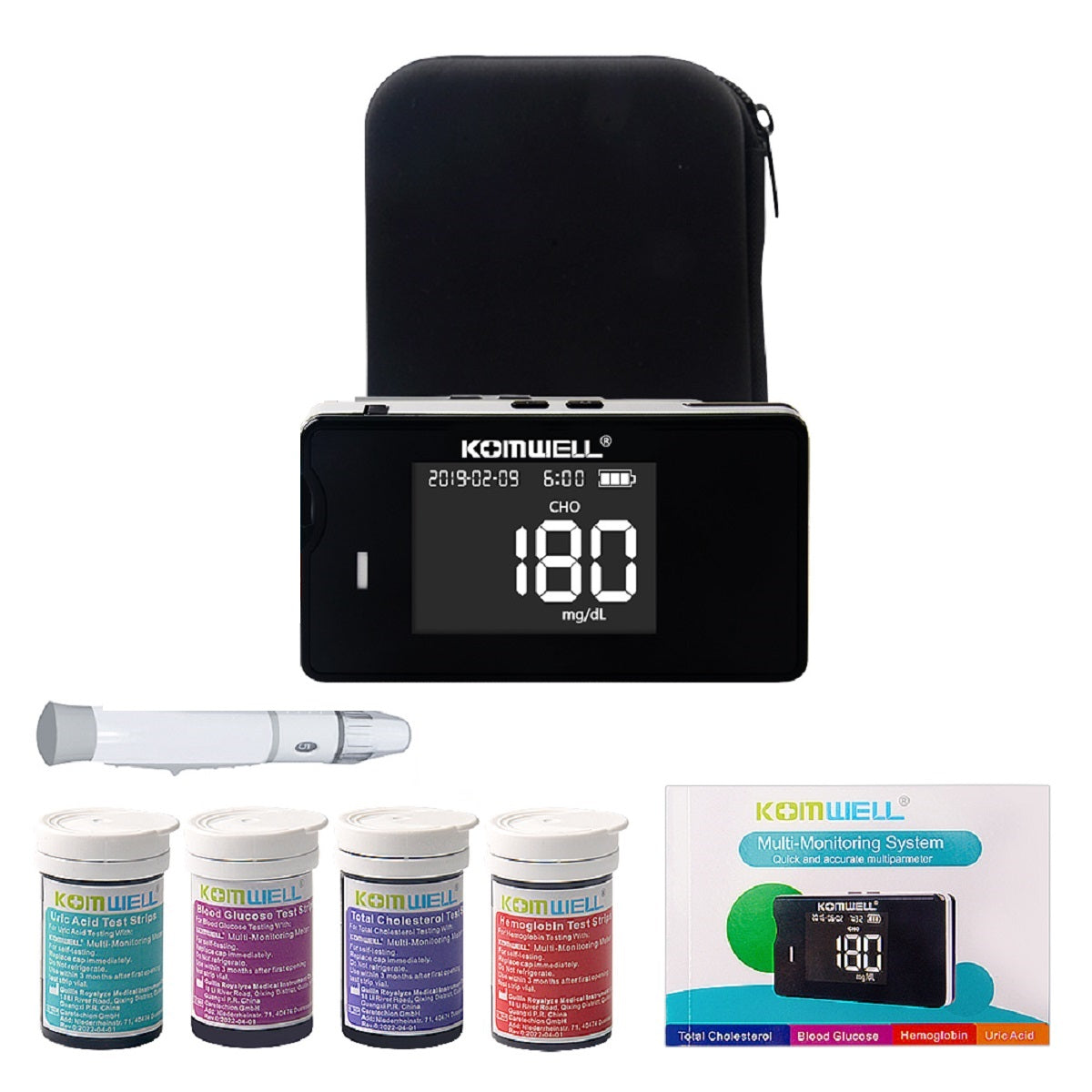 Medical Multi-Function Meter Test Strips Kit