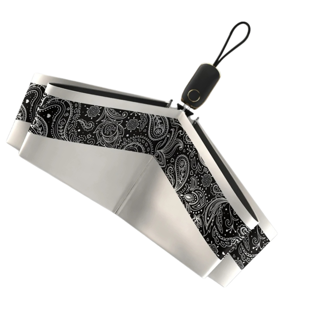 Luxury Summer UV Windproof  Flat Foldable Automatic Umbrella