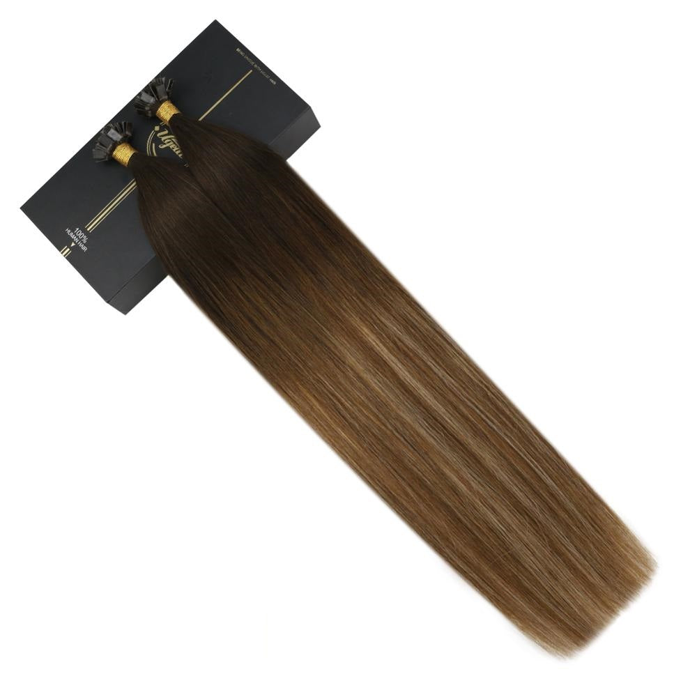 Natural Straight Keratin Hair Extensions