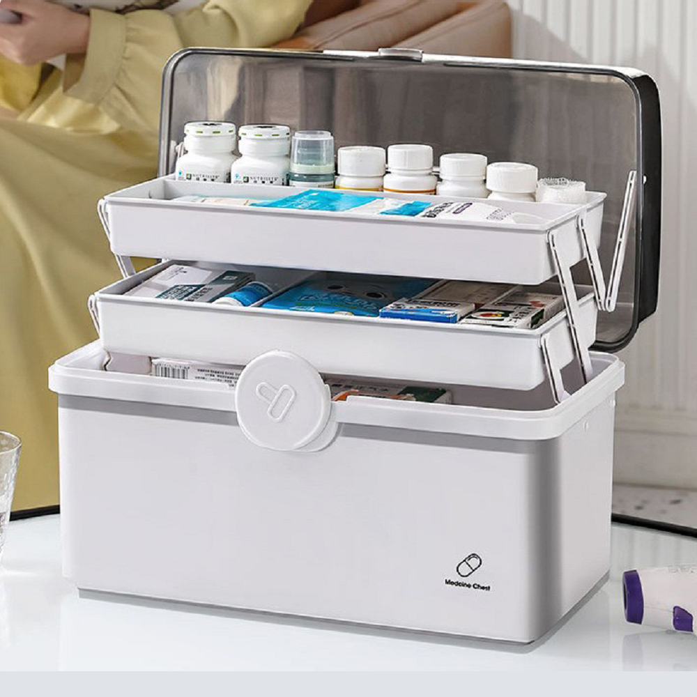 Large Capacity Storage Multi Layer Medicine Box