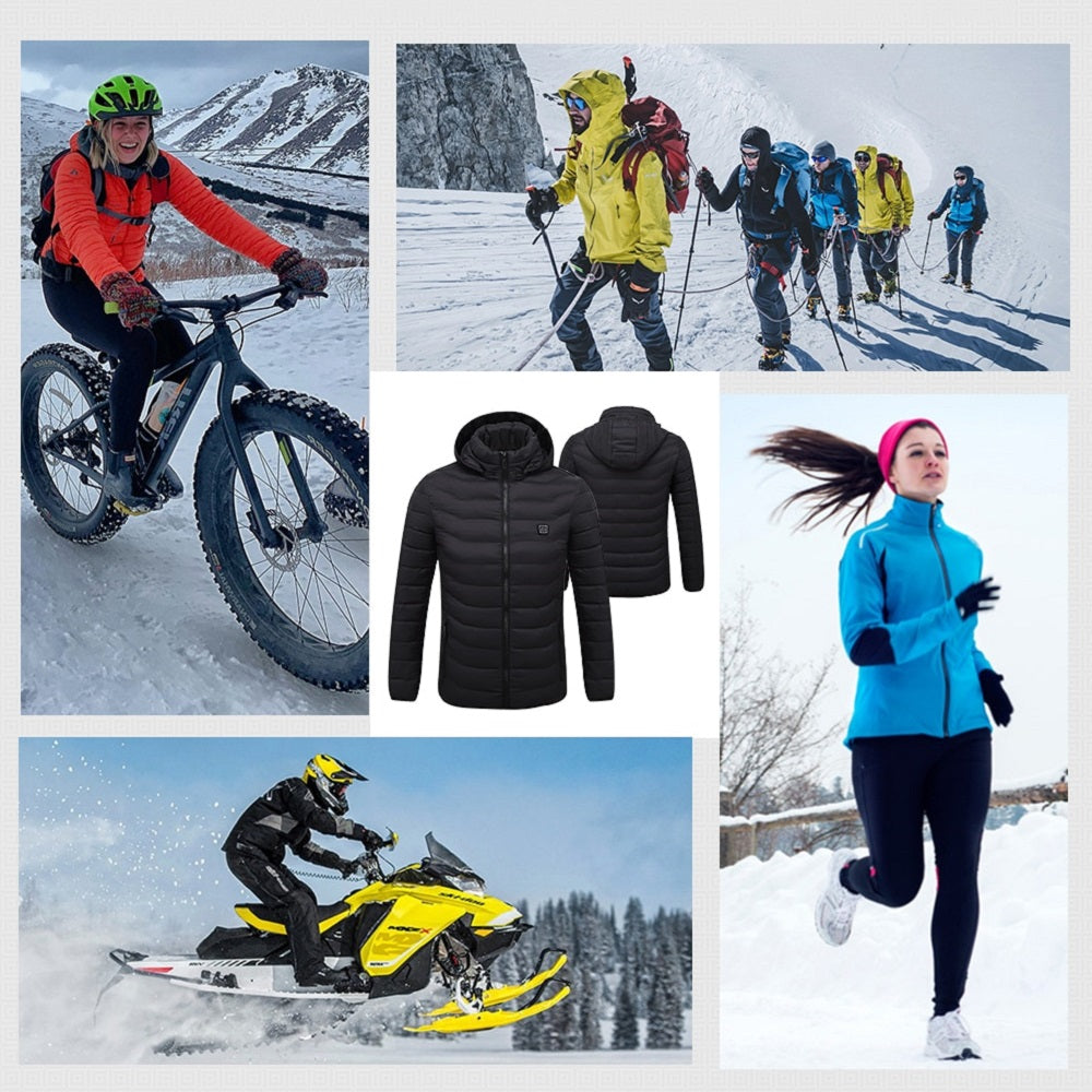 21 Heating Zones Jacket Vest Usb Heated Jacket Heating Thermal Clothing for Men And Women