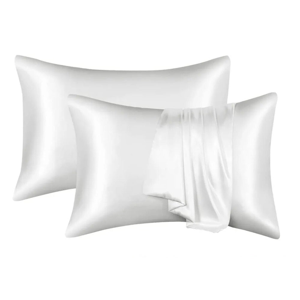 Silk Pillowcase for Hair & Skin Anti Acne Beauty Sleep Natural Silk Satin Pillowcases