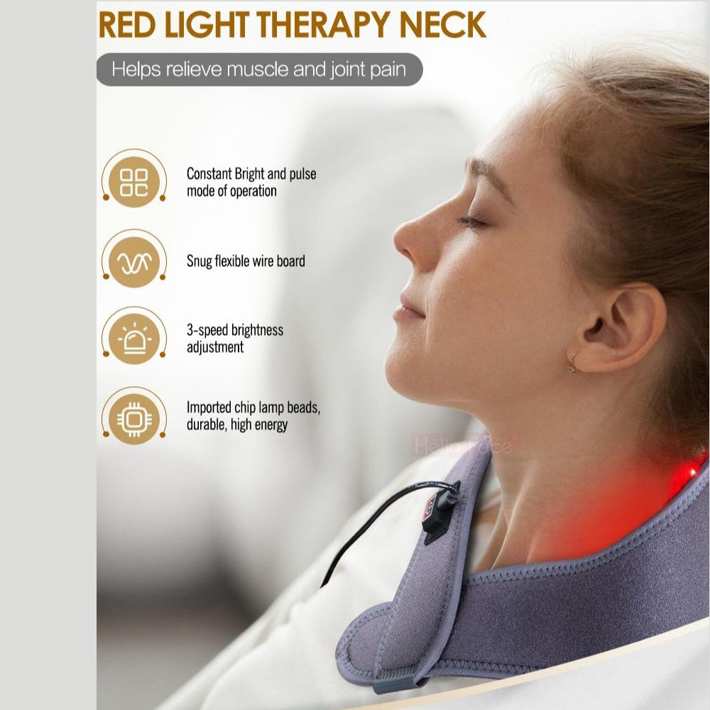 Red Infrared Light for Neck Fatigue Relief Therapy Belt