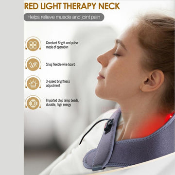 Red Infrared Light for Neck Fatigue Relief Therapy Belt