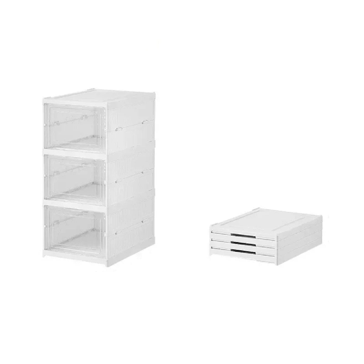 Foldable Transparent Sneaker Shoes Storage Organizer
