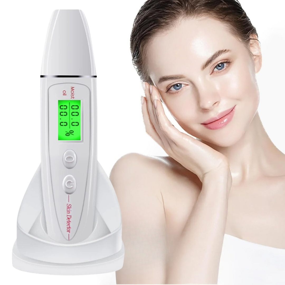Portable Skin Analyzer – Digital Moisture Oil Tester for Face Care Diagnostics