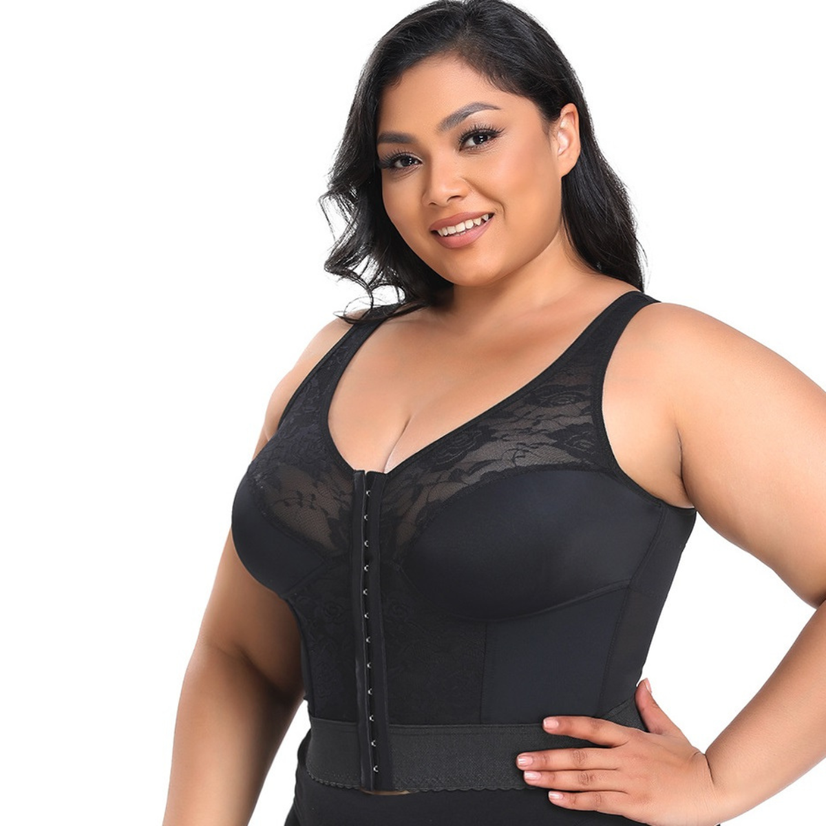 Waist Trainer Push Up Bra Corset Tank Top Posture Corrector