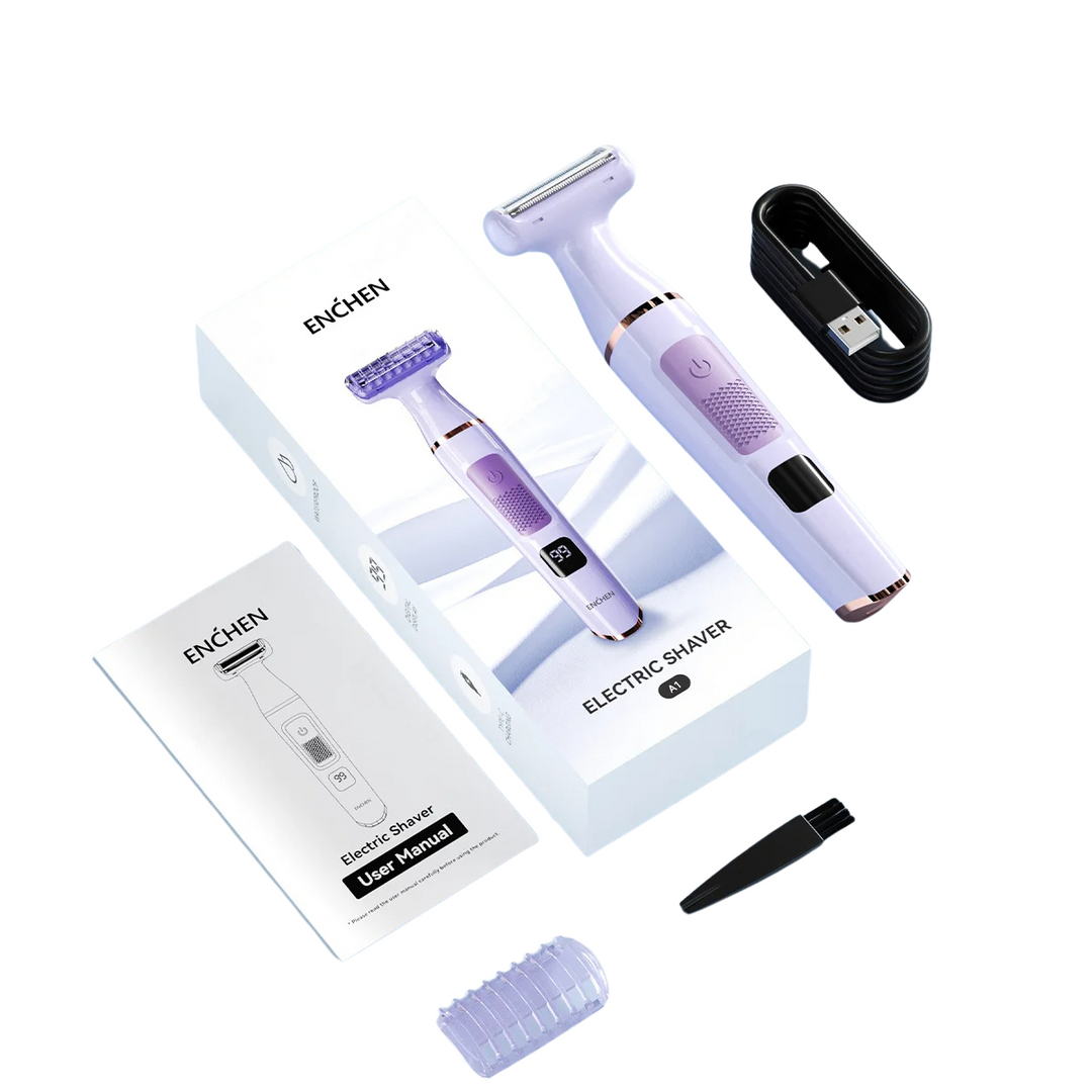 Electric Foil Shaver – Professional Wet and Dry Razor with Portable Hair Trimmer